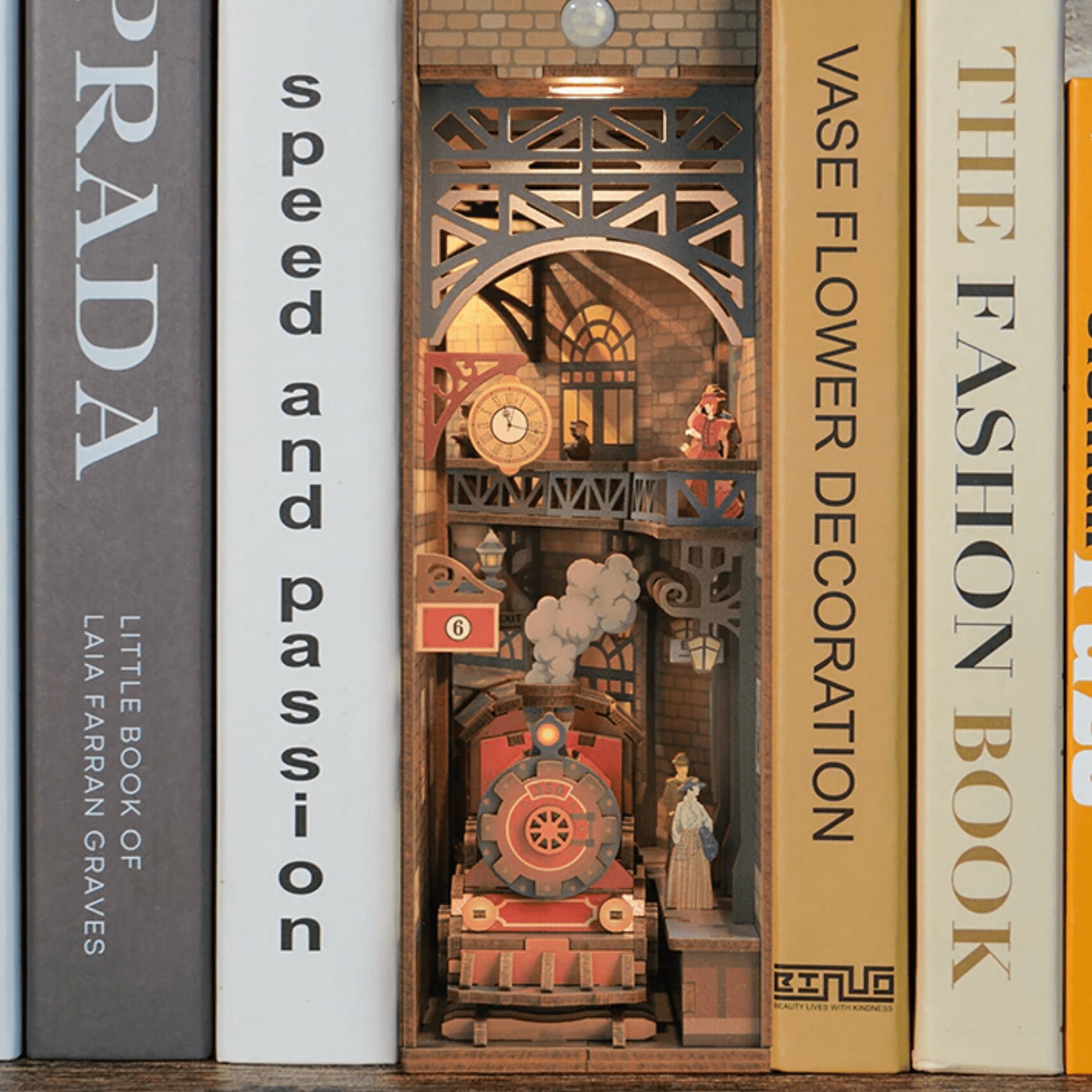 Book Nook Train Book Nook Steam Train Station Book Nook Etsy Australia