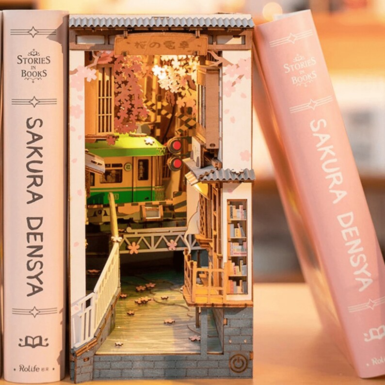 DIY Book Nook Alley Book Nook Shelf Insert Book Nook Japan Etsy UK