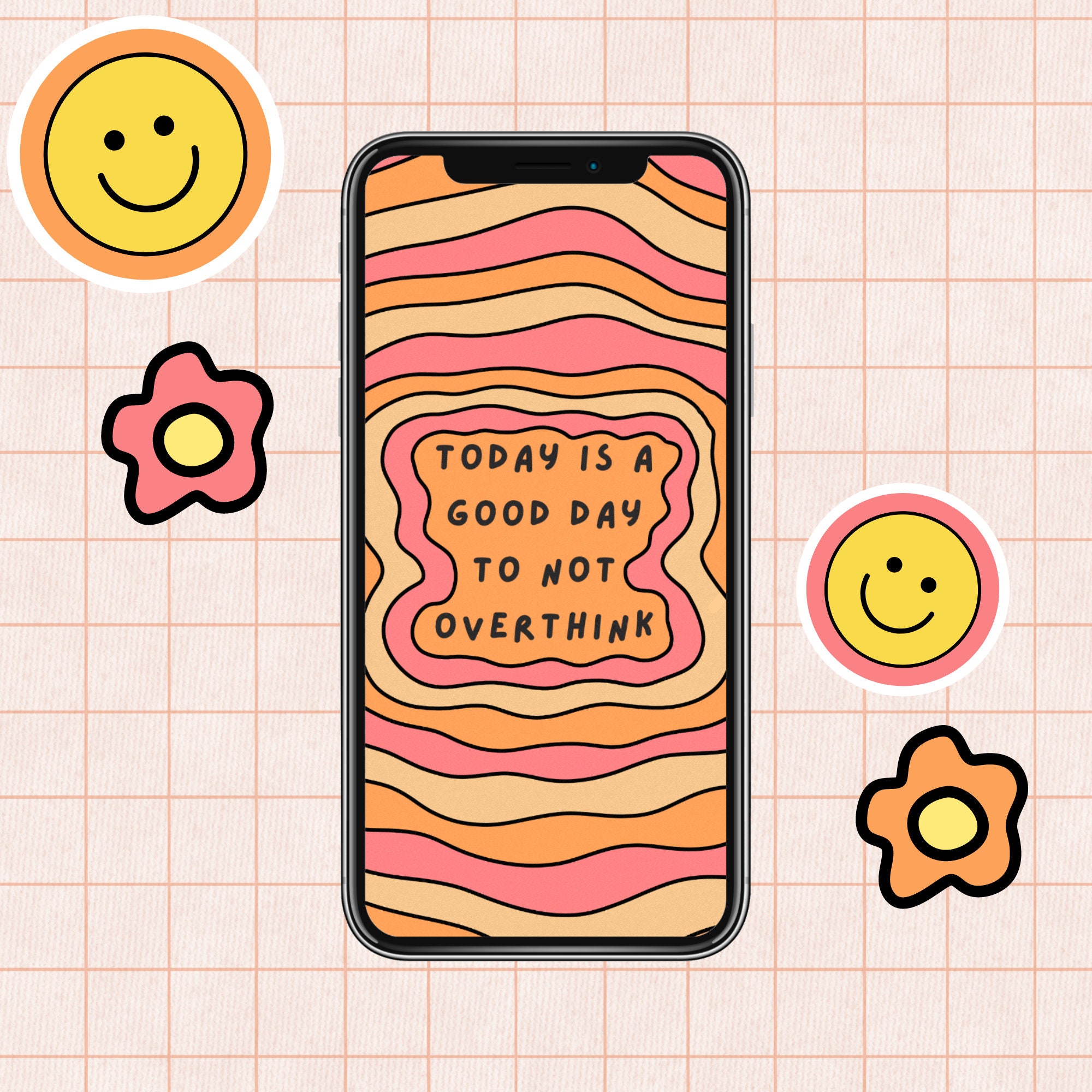 Cute Aesthetic Quote Wallpaper/background for Phone - Etsy Denmark