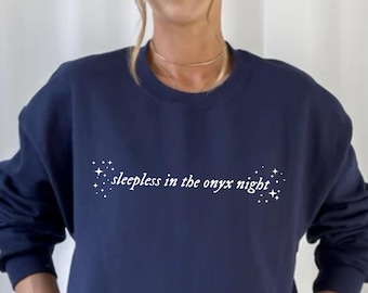 Opalite Sweatshirt, Self Love Sweatshirt For Women, Sleepless night Hoodie, Self Love Crewneck, Birthday Gift, Onyx Sky, Meet me at Midnight