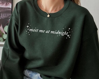 Meet Me At Midnight Sweatshirt, Midnights Hoodie, Y2K trendy sweatshirt, Gift for fan, Antihero Crewneck, Midnight rain, T-Shirt