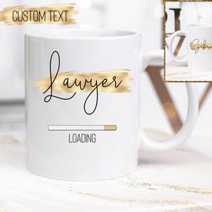 Student Gift | Profession loading mug | Lawyer loading mug | Denist loading mug | Custom profession mug | Future lawyer gift| Future PhD mug