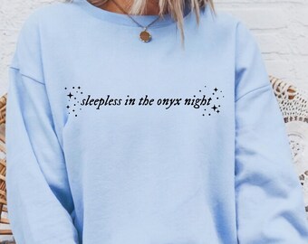 Opalite Sky Sweatshirt, Self Love Sweatshirt For Women, Sleepless night Hoodie, Self Love Crewneck, Birthday Gift, Onyx Sky Meet Me Midnight