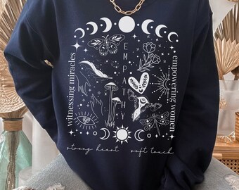 Doula Sweatshirt, Midwife Crewneck, Gift for Doula, Celestial Magical Birth Sweater, Obstetrician Hoodie, ob nurse, Postpartum Doula, Obgyn