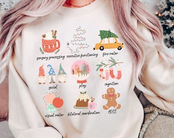 Occupational Therapy Christmas Sweatshirt, Scope of Practice Crewneck Hoodie, OT COTA, Occupational Therapy Assistant Gift for, Xmas Sweater