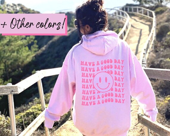 Pink white and black hoodie hotsell
