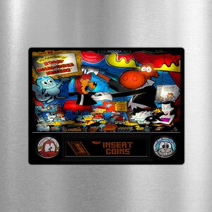 Classic Rocky And Bullwinkle Refrigerator Magnet – Fun 2x3 Inch Fridge Decor