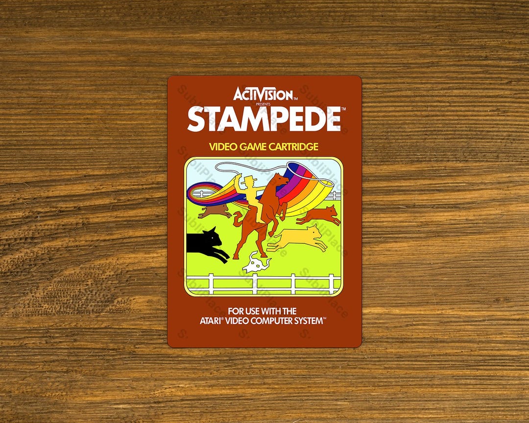 Jeu Vidéo Stampede Pour Atari 2600/VCS - Édition Activision - Bon état