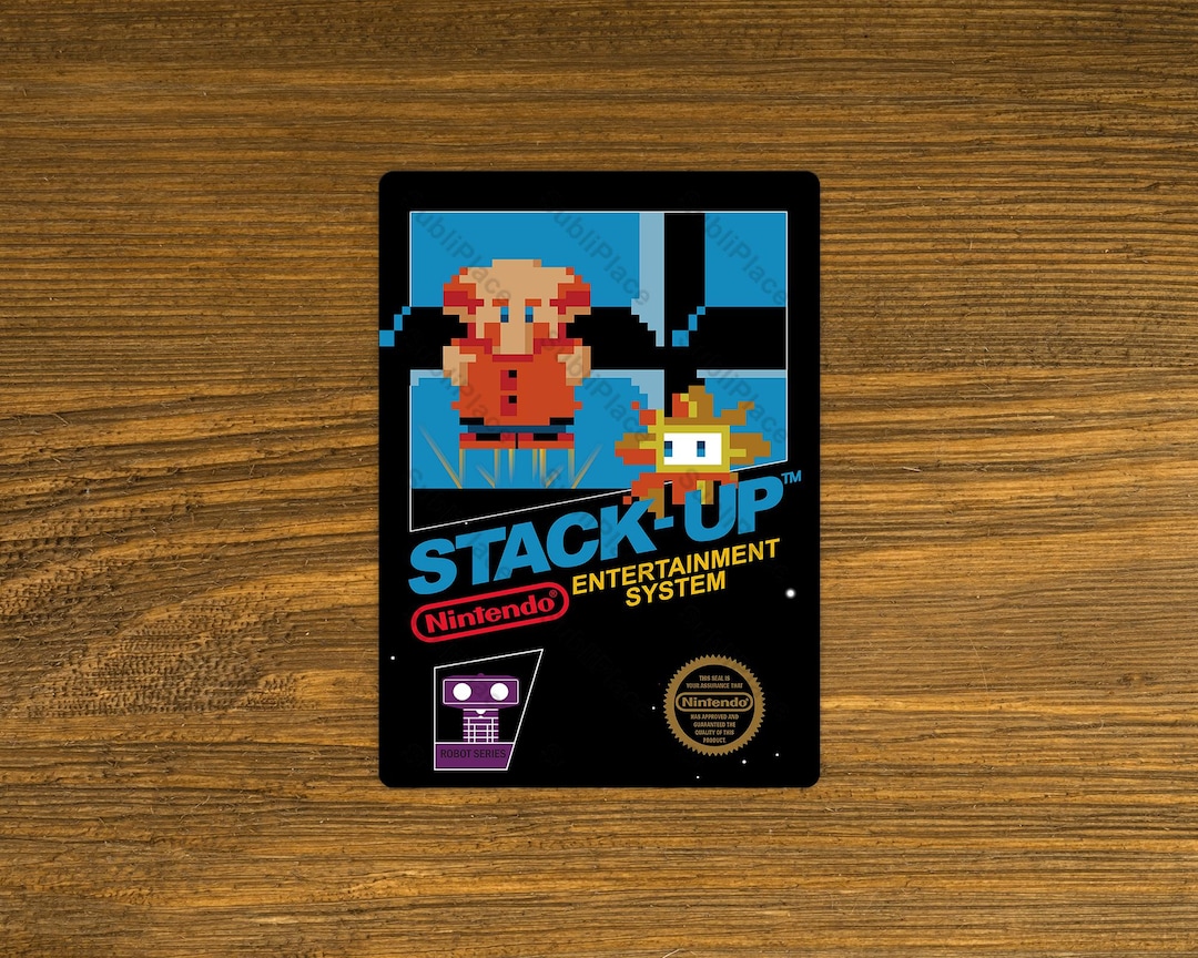 Stack-up NES Box Cover Video Game Fridge Magnet 2.5