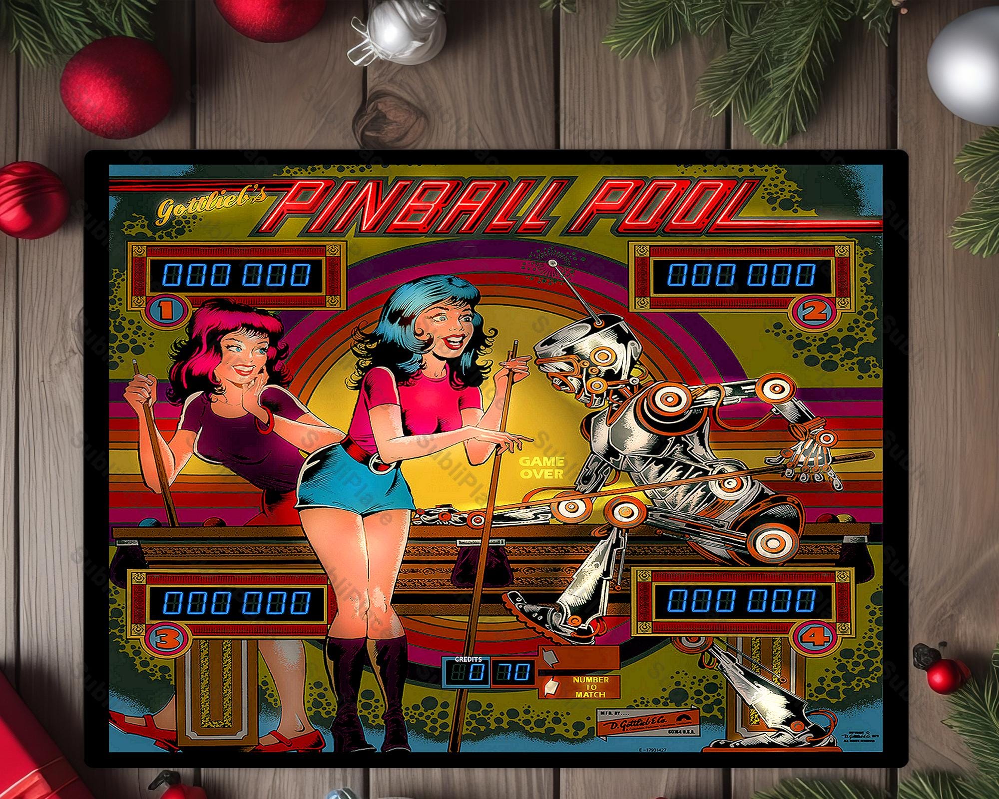 Pinball Back Glass - Etsy