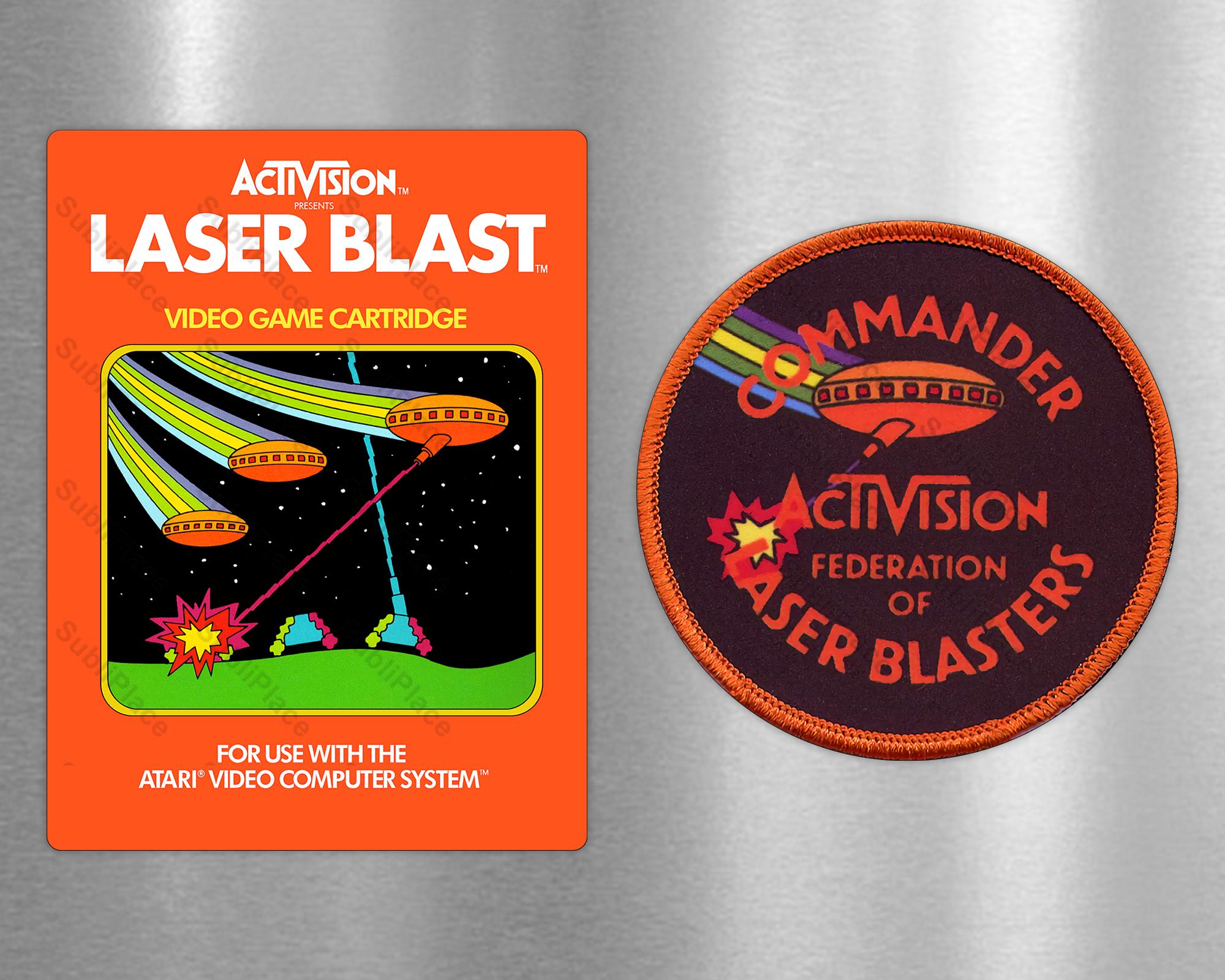 Atari 2600 Laser Blaster Box Cover & Activision Laser Blasters Replica ...