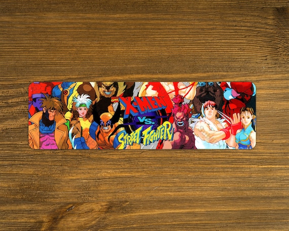 X-men Vs Street Fighter Arcade Game Marquee 4