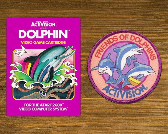 Atari 2600 Dolphin Box Cover & Activision Friends of