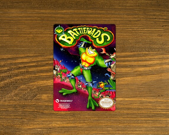 Battletoads NES Box Cover Video Game Fridge Magnet 2.5