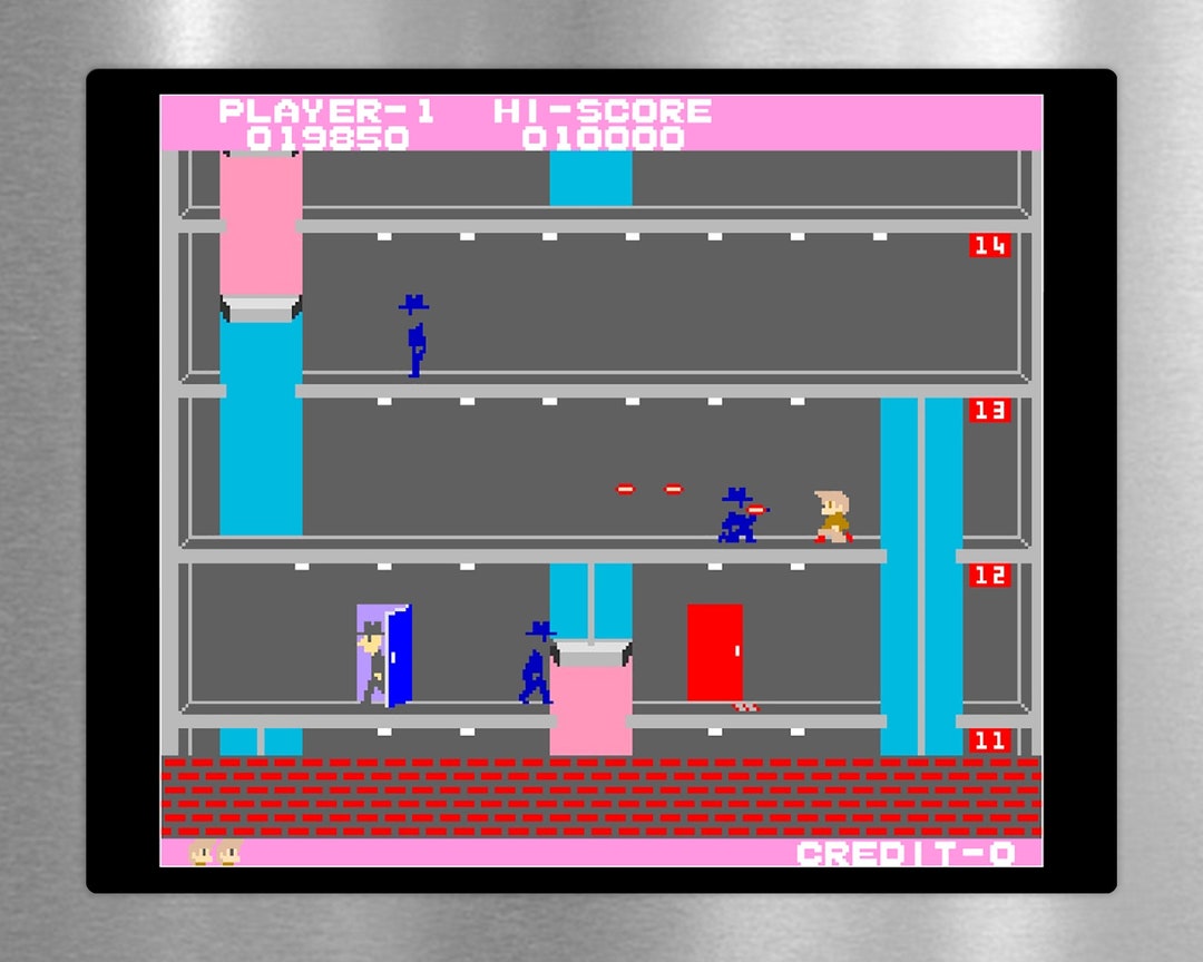 Elevator Action Arcade Game 19850 Score Screenshot Etsy