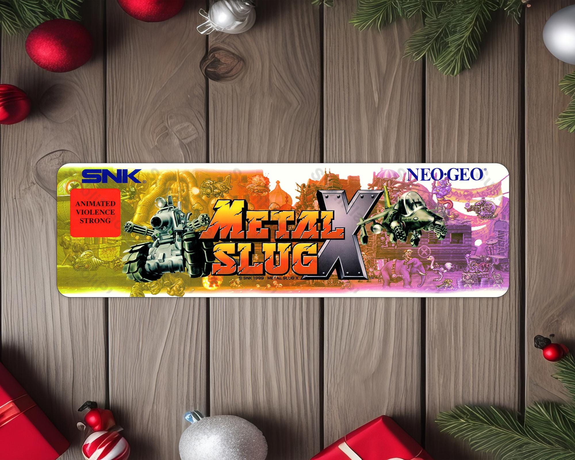 Metal Slug X Arcade Game Marquee 4