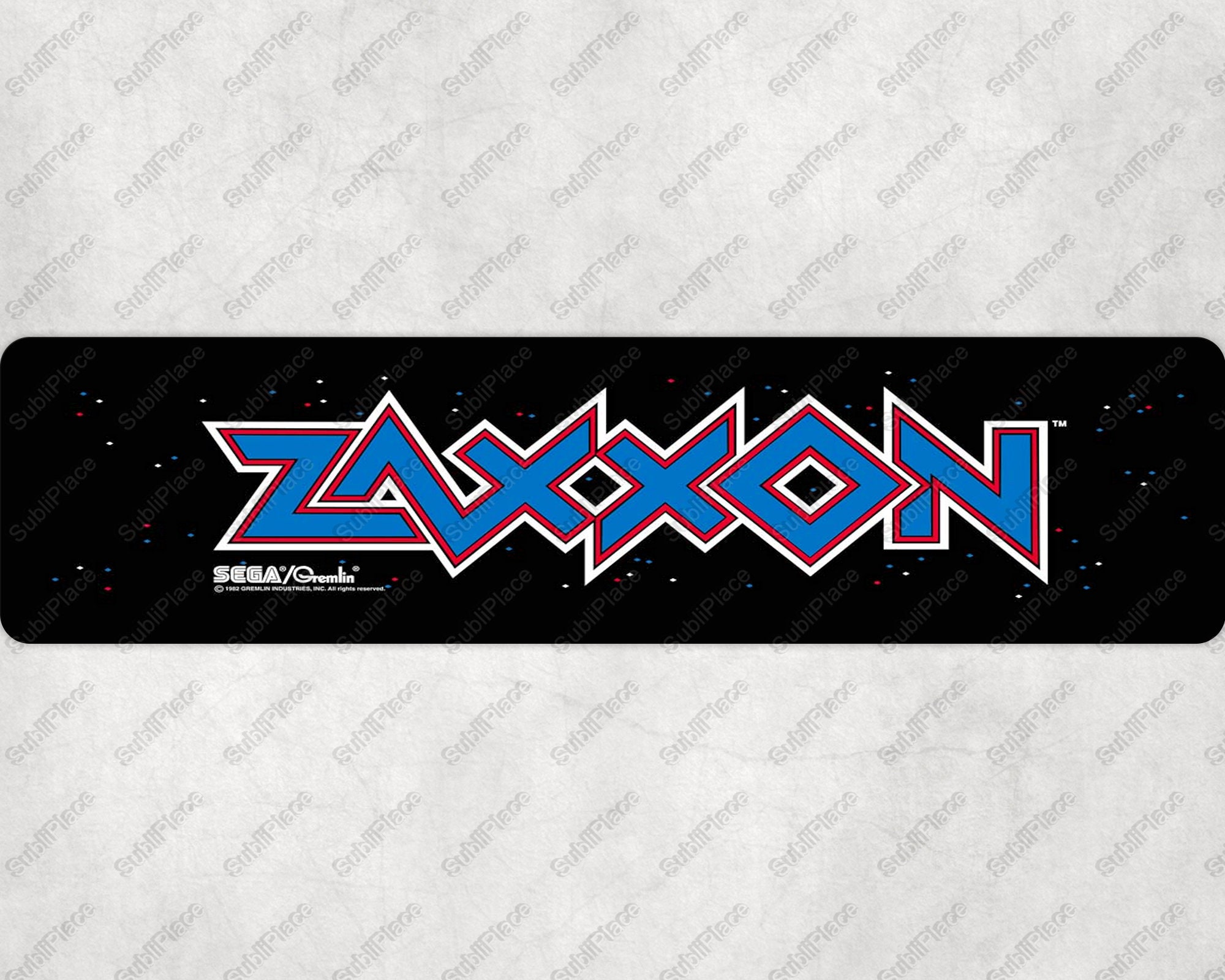 no holes Image is sublimated onto the plate High gloss with rounded corners Zaxxon Arcade Game 400 Screenshot 8x10 Metal Plate