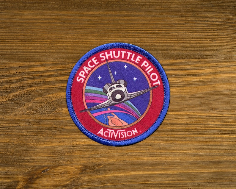 Activision Space Shuttle Pilot Patch Style Image on a Fridge Magnet 3 ...