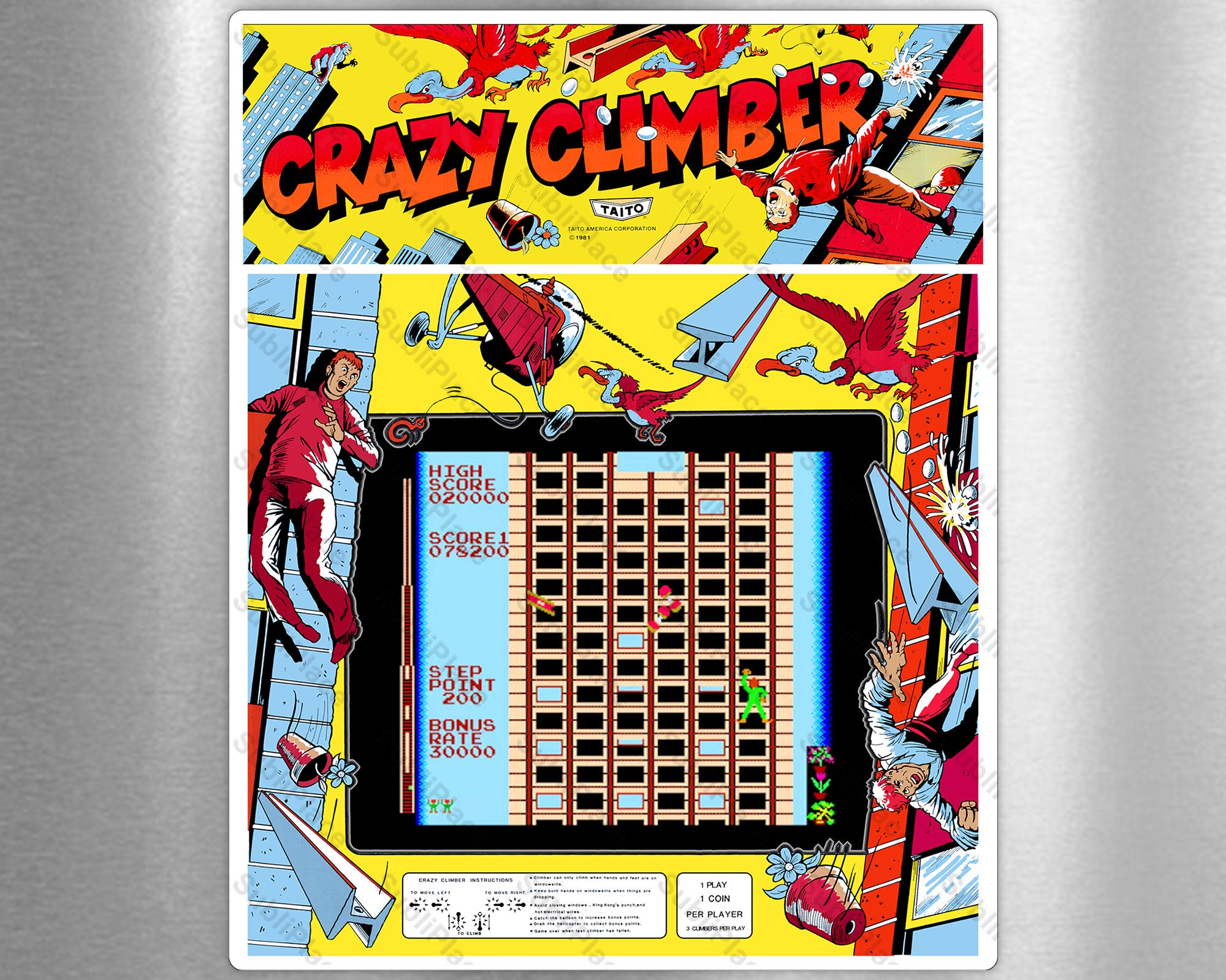 THE CRAZY DOG GAME COMPLETE PUZZLE FROM PSS 1980 ARTUS GAMES HEYE CONCEPT