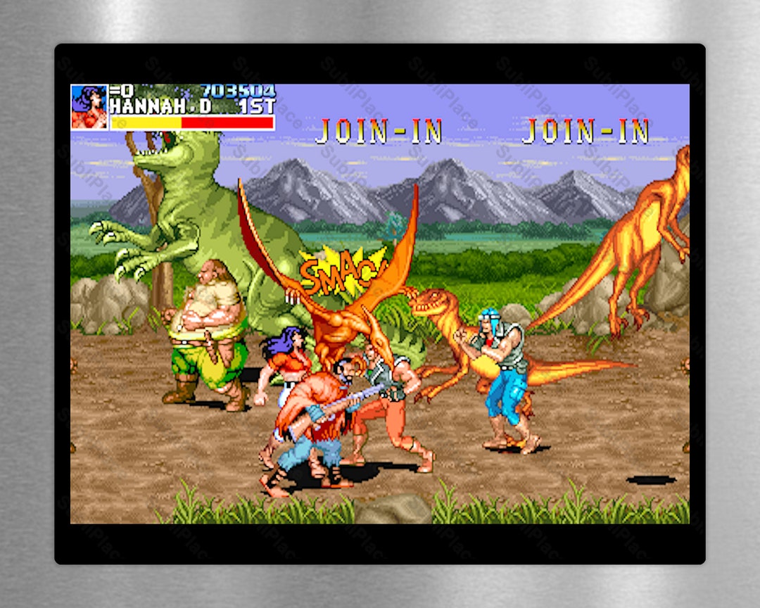 Cadillacs and Dinosaurs Arcade Game 703504 Score Screenshot Etsy