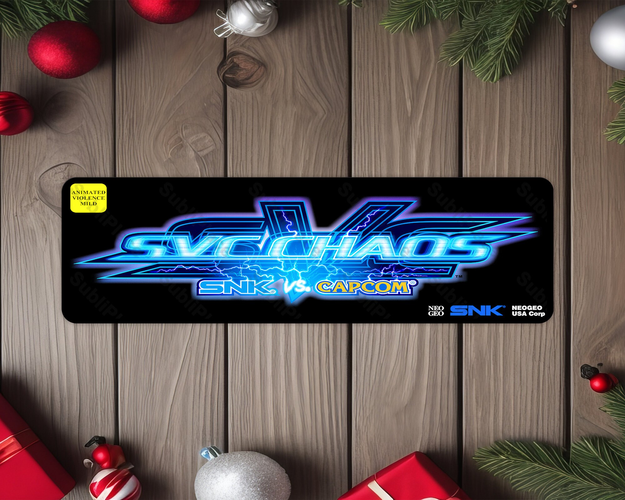 SVC Chaos SNK Vs Capcom Arcade Game Marquee 4