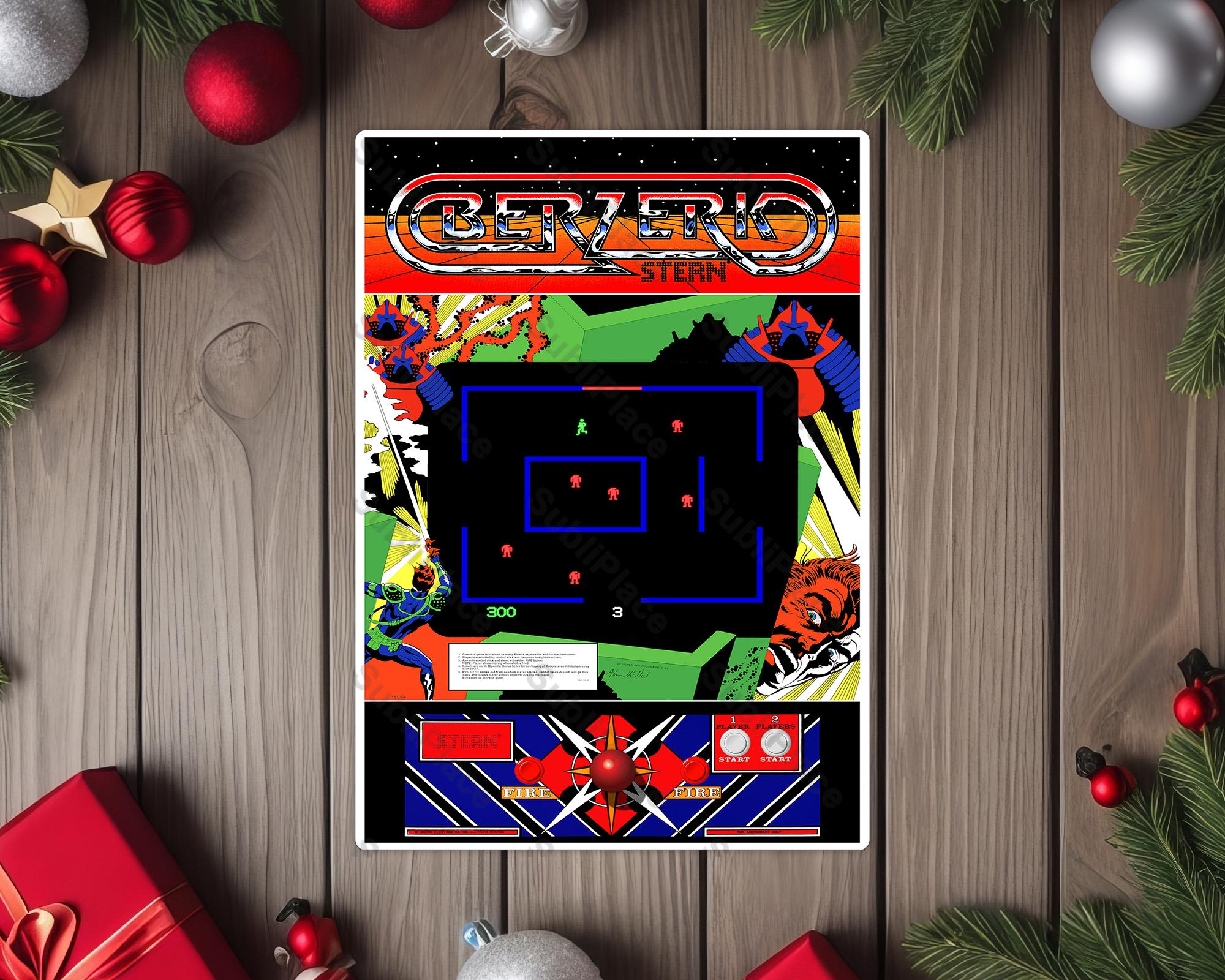 Berserk Arcade Game Marquee, Bezel, Screenshot & Control Panel Image on ...