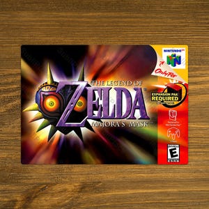 N64 the Legend of Zelda - Majora's Mask - Box Cover Video Game Image on ...