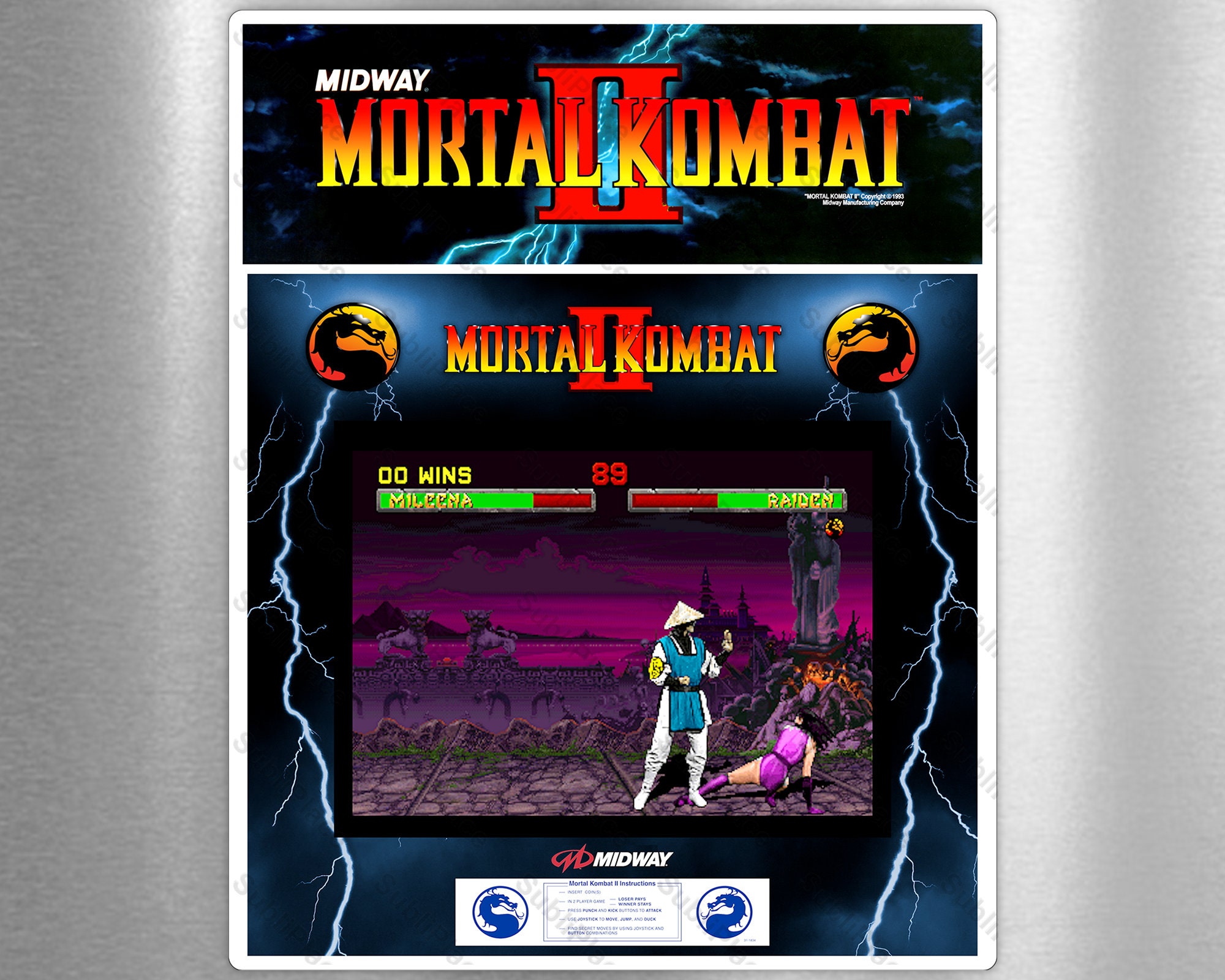 Mortal Kombat 2 Arcade Machine - Screenshot 2