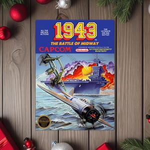 Jeu Nintendo NES – 1943: The Battle Of Midway (Capcom, Complet, USA, Bon état)