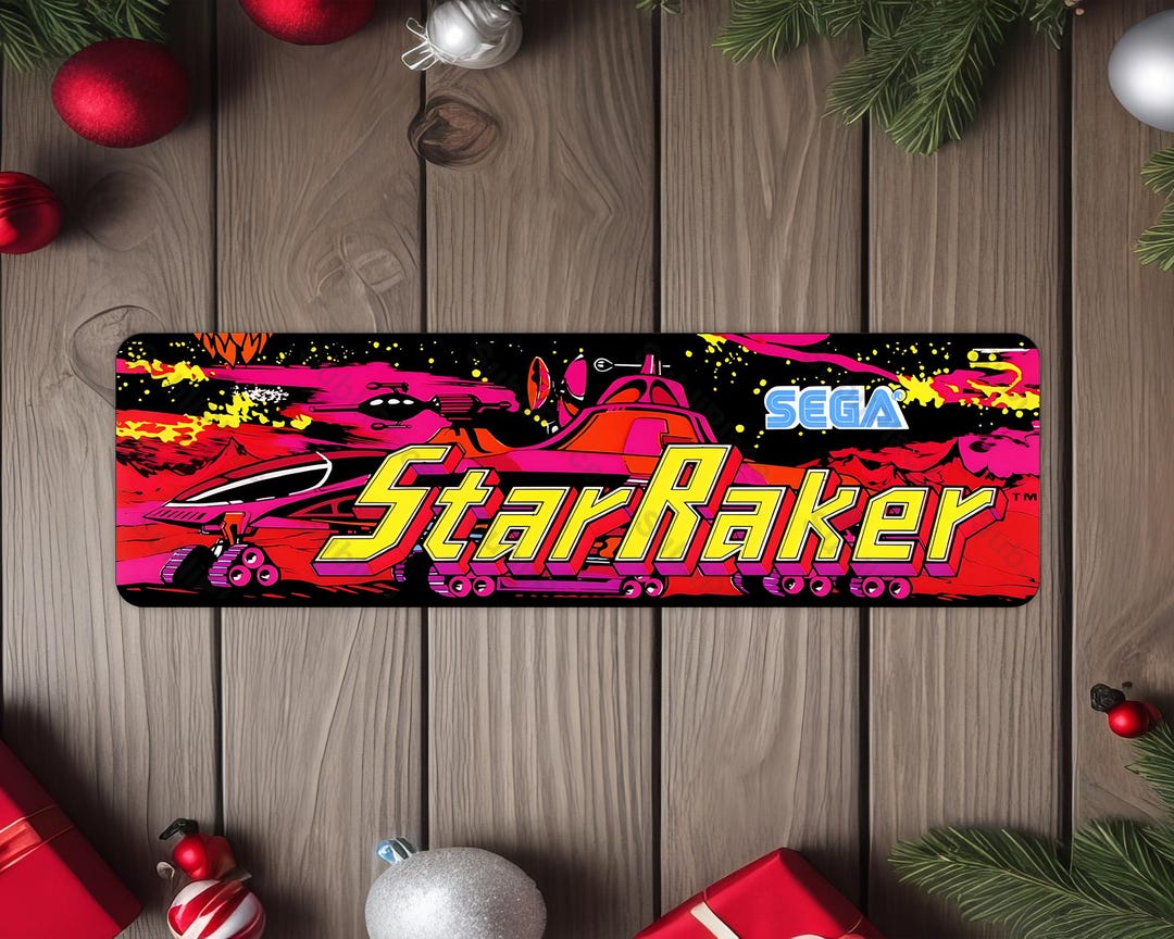 Star Raker Game Star Raker Arcade Game Marquee Image on a 4