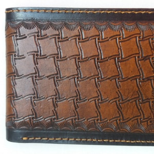 Hombres Custom Genuine Leather Designer Wallet-Natural Cowhide Purse-Fathers Day Gifts from Daughter-Credit Card Slots Holder-ID Cardcase Pouch