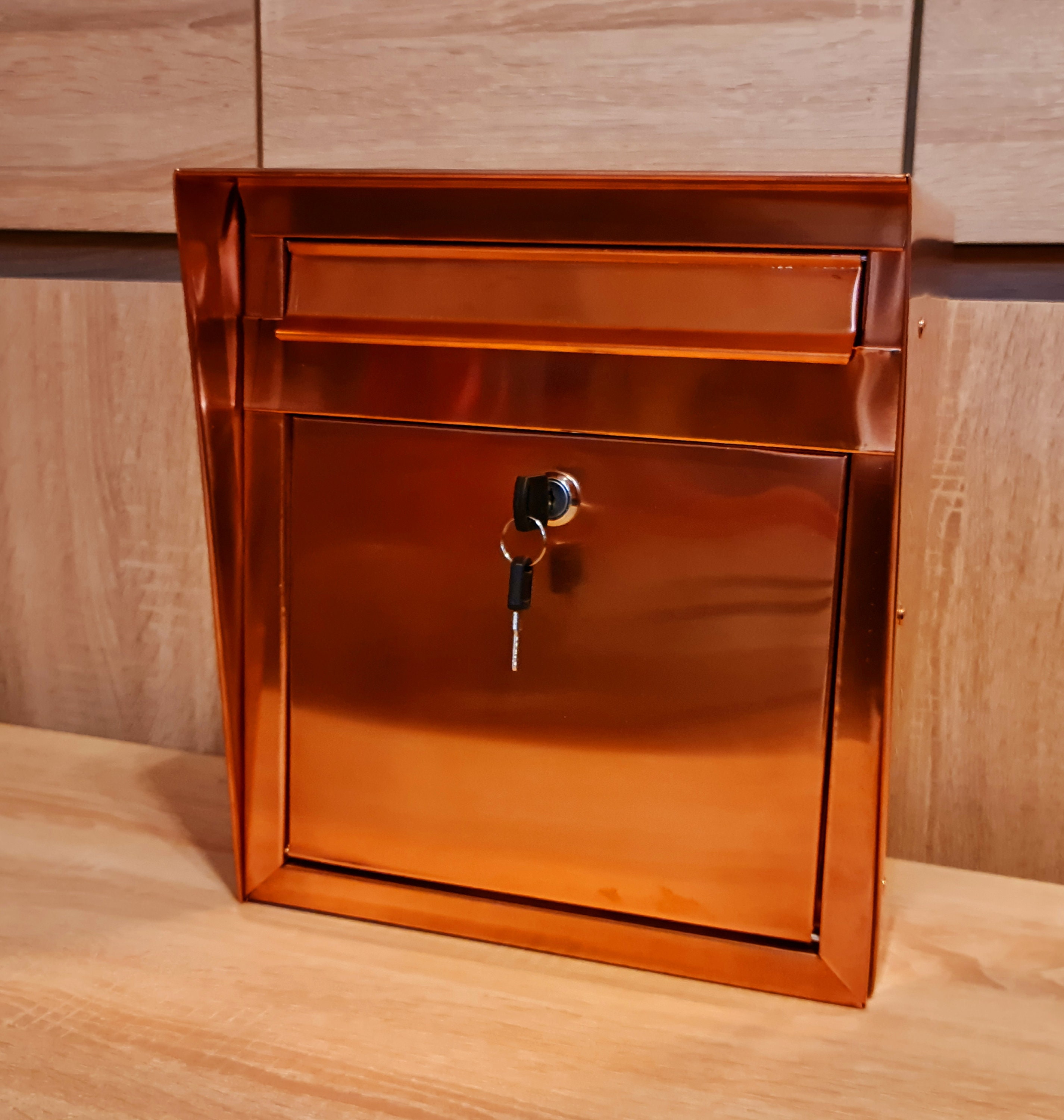 Wall Mounting Copper Mailbox Malibu Regular. Etsy