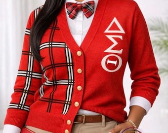 Delta Sigma Theta Cardigan, 2 Decades of Elite Elegance, DST Cardigan, crossing gift