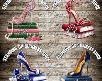 Sorority Founders Day PNG: Standing on Business (Digital Download)