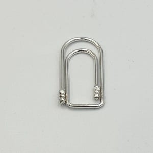 fermasoldi vintage in argento sterling 925 dal design unico