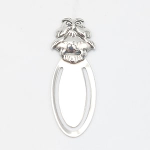 sterling silver 925 vintage bookmark owl  unique design