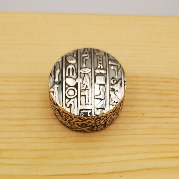 Sterling Silver Pill Box Etsy