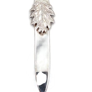 Coupe-papier en argent sterling 925 fait main au design unique Coupe-papier en forme de banane plantain