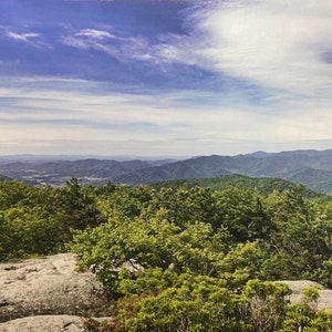 Carte postale de montagne de la Virginie