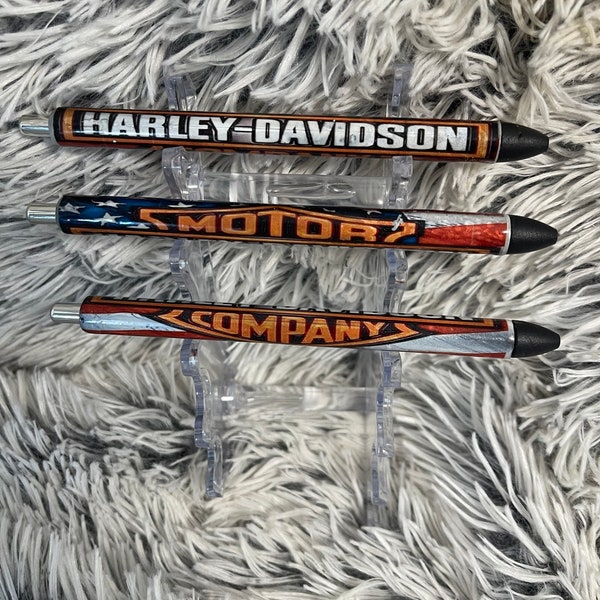 Harley Davidson Pen Etsy