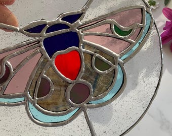 Stained Glass Moon Moth