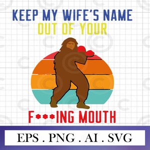 Mantenha o nome da minha esposa na boca svg png, Will Smith Slap Clipart, Digital Oscars 2022 Slaps eps AI