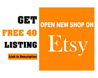 Etsy Free Listings 40 Free Etsy Listings List 40 Product free 40 Listing Credit Get Free Listing Link To Open Etsy Store 40 free