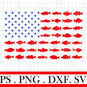 american flag fish svg png, Fishing Cut Files, Fishing Usa Flag SVG,memorial day svg, Fishing Hook svg, Fisherman svg ,Fishing Rod svg
