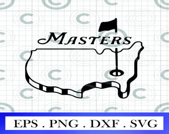 masters golf party svg png vector ,Masters Party Birthday golf png digital download dxf eps