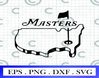 masters golf party svg png vector ,Masters Party Birthday golf png digital download dxf eps