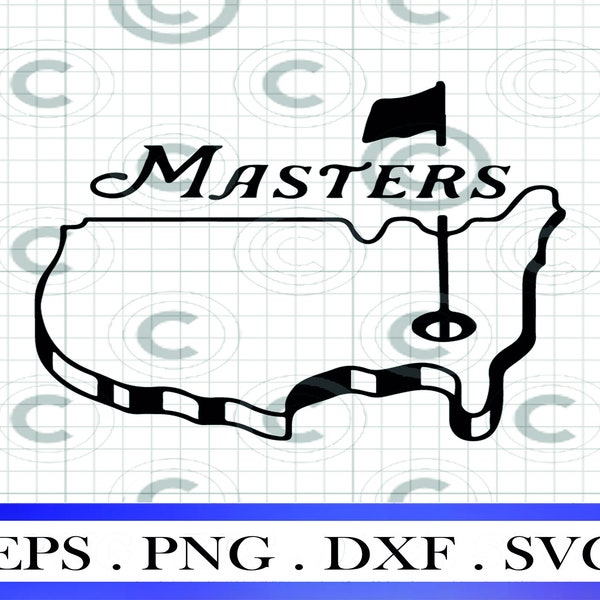 masters golf party svg png vector ,Masters Party Birthday golf png digital download dxf eps