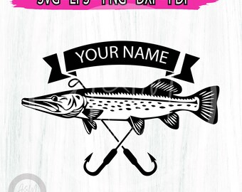 Fishing Monogram Svg png , Fishing Svg, Bass Name Fish Svg, Bass Clipart, Fish Svg, Fish Hook Svg