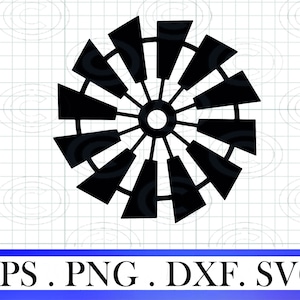 Windmill Line svg png, Farm Windmill SVG,Windmill Silhouette , Windmill Clip Art,Windmill Vector Files, Farm Vector Cricut svg file