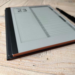 Corner protection / bumpers for the Remarkable® 2 tablet AND Book & Type Folio case (works with noname folios 2) - with SLIDING mechanism